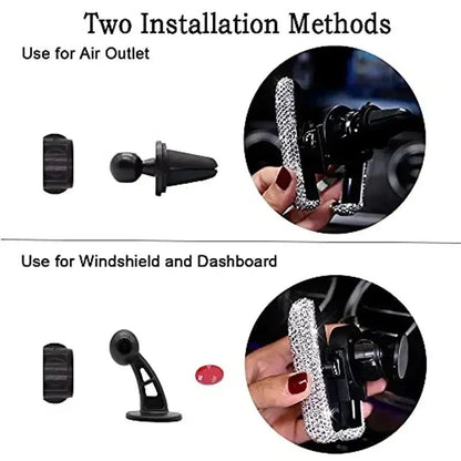 VIKEFON Suporte Universal para Celular para Carro Suporte para Celular Saída de Ar Clipe Estável Acessórios para Interior de Carro