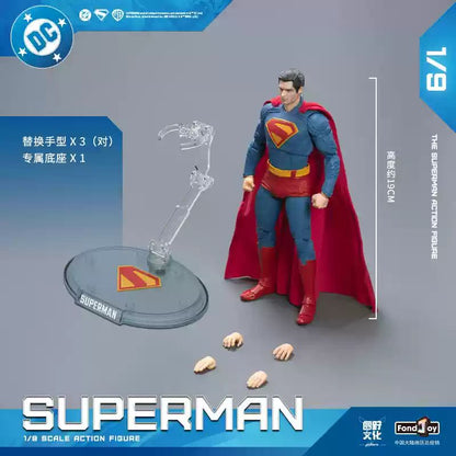 2025 Fondjoy Boneco de Ação Superman Danificado em Batalha David Corenswet 1/9 Novo Boneco Superman Pvc Articulado Brinquedo Infantil Presente Menino