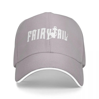 Boné Masculino Anime Fairy Tail Bonés de Moda Chapéus com Logotipo Asquette Homem Boné Pai para Homens Boné Trucker