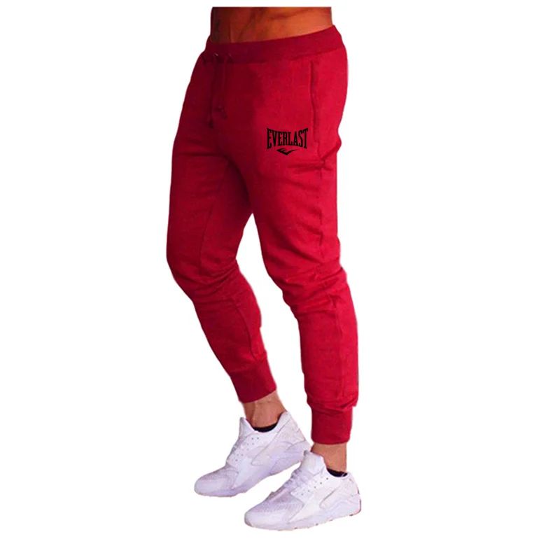 Printed pants autumn EVERLAST men's and women's running pants jogging pants sports casual pants fitness gym breathable pants