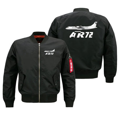Military Outdoor The ATR72 Flight Aviation Pilots Men Ma1 Bomber Jacket Baseball Windproof Coats