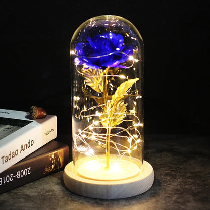 2026 Drop shipping Galaxy Rose Artificial Flowers Beauty and the Beast Rose Wedding Decor Creative Valentine's Day Mother's Gift