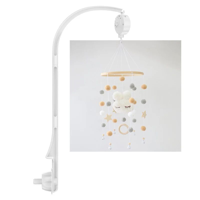 Baby Mobile Rattles Toys Baby Toys 0-12 Months Carousel Crib Holder Baby Mobile To Bed Bed Bell Mom Handmade Toys for Newborns