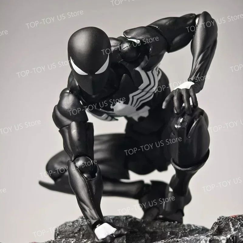 Conjunto de Brinquedos Original de Figuras de Ação Anime do Homem-Aranha, Traje Simbionte e Aranha Escarlate - Conjunto de Presente Colecionável