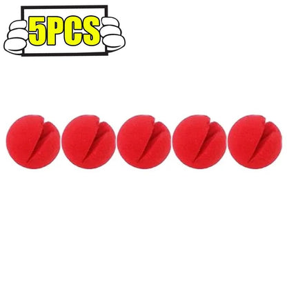 200/1PCS Red Funny Clown Nose Foam Sponge Ball Nose Cosplay Costume Make Up Props Circus Halloween Party Decoration Supplies