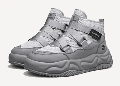 Warm Snow Boots 2025 Men's Fashion Plush Warm Comfortable Anti Slip Thick Sole Cotton Shoes Outdoor Vacation Casual Shoes