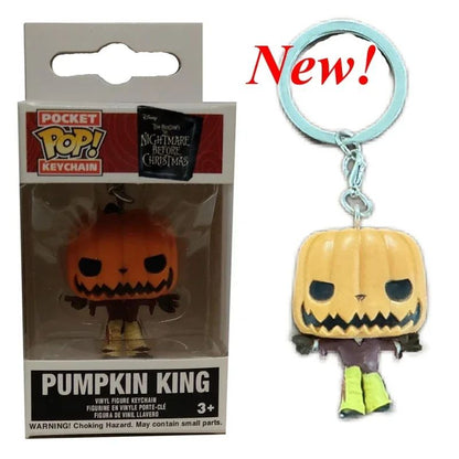 18 modelos de chaveiros de bolso FUNKO O Estranho Mundo de Jack #2 Sally Jack Neve Teddy Prefeito Zero Abóbora Bonecos de Ação