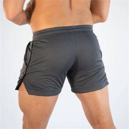 2025 NEW Fitness sports Shorts Man Summer Gyms Workout Male Breathable Mesh shorts Quick Dry Beach Short Pants men Sportswear