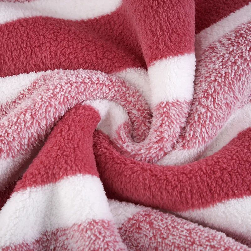 1 Set Striped Face Towel 35x75cm for Bathroom and Soft and Absorbent Quick-Drying Experience Microfiber Bath Towel 70x140cm