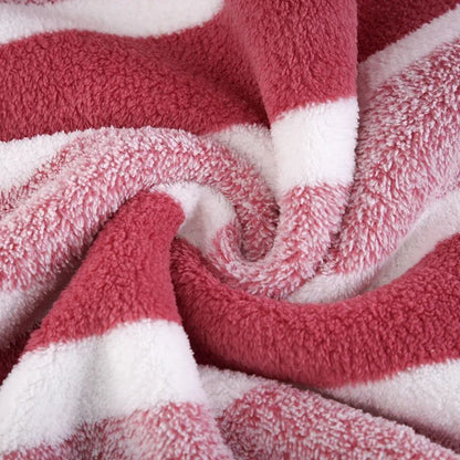 1 Set Striped Face Towel 35x75cm for Bathroom and Soft and Absorbent Quick-Drying Experience Microfiber Bath Towel 70x140cm