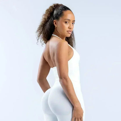 Women's Sports Gym 2-piece Set Vest High Waist Seamless Shorts Gym Wear Sportswear Essential for Workout