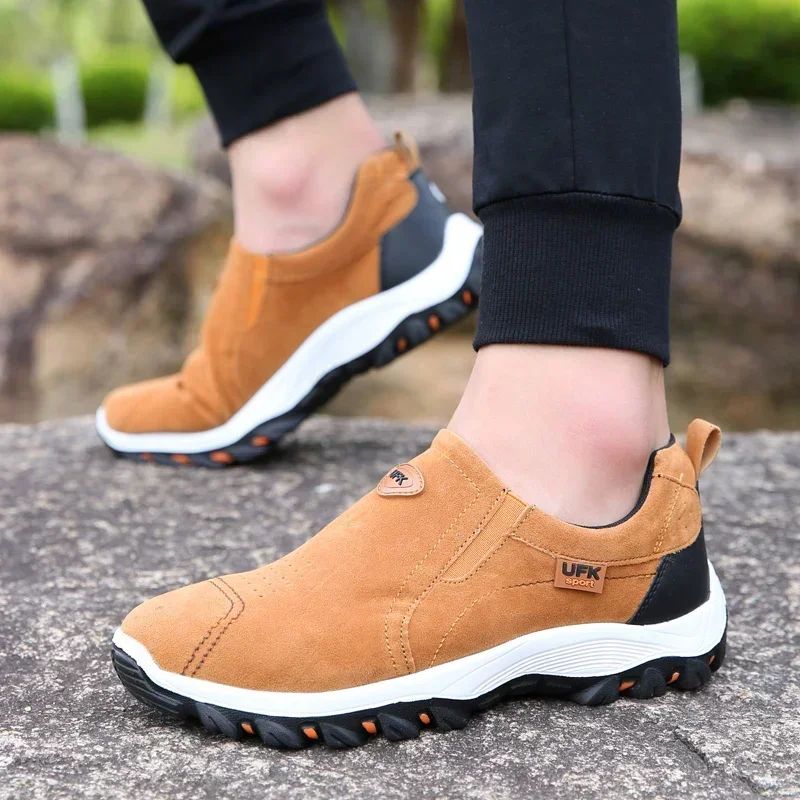 2023 Novo Tênis Masculino de Corrida, Caminhada, Camping e Esportes ao Ar Livre Antiderrapante, Mocassins, Tênis para Trilha Tamanhos Grandes 38-50
