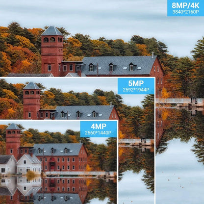 8MP 4K IP Camera Face Detection H.265 Two Way Audio Color Nightvision Outdoor 5MP HD POE Security CCTV Home Surveillance Camera