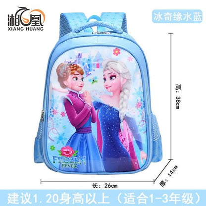Disney princess Children cartoon primary bag for school reduction bag girl boy 1-3 grade Frozen Elsa bag for school kid backpack