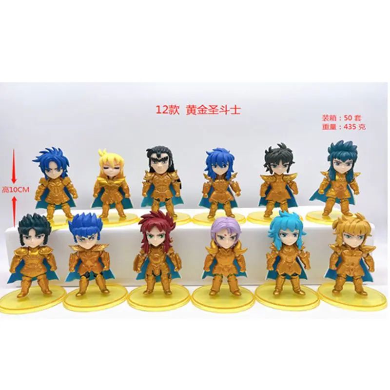 10cm Saint Seiya Anime Figura Myth Cloth Leão Aiolia Aquário Camus Câncer Máscara da Morte Cavaleiro Dourado Bonecas Japonesas Hobbies