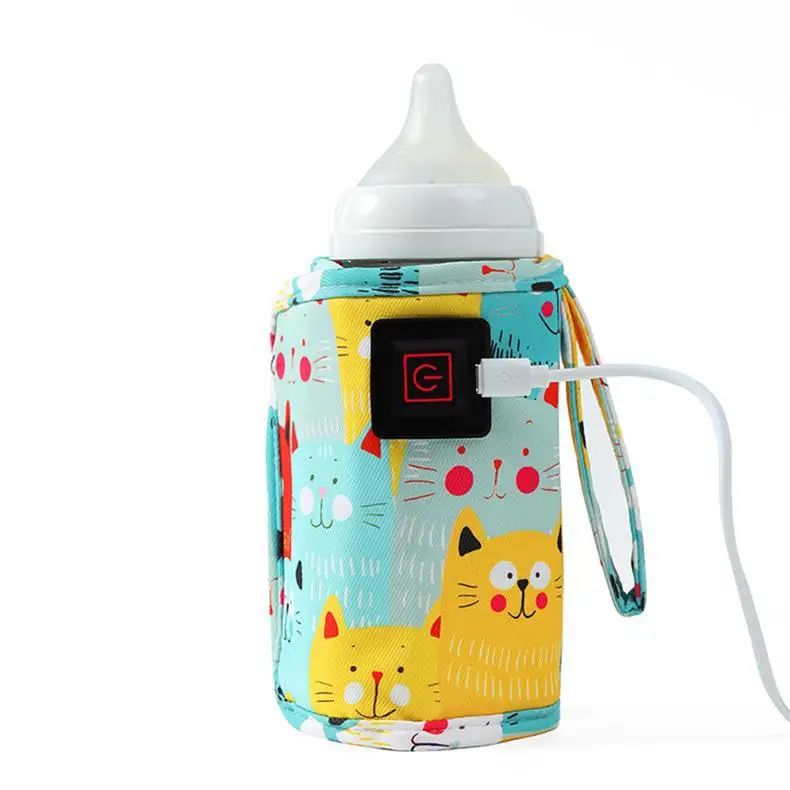 Bottle Warmer Multi Functional Bottle Heater Portable Adjustable USB Insulated Bag Baby Milk Food Warmer Tool Home Car Travel