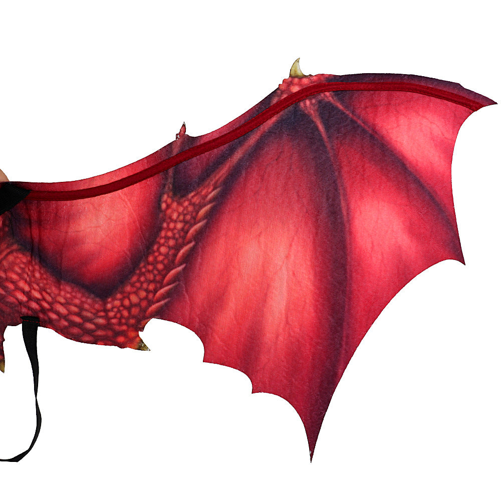 Adult  New Year Decoration Carnival Party Animal Costume cosplay Dinosaur dragon demon Face mask and wings