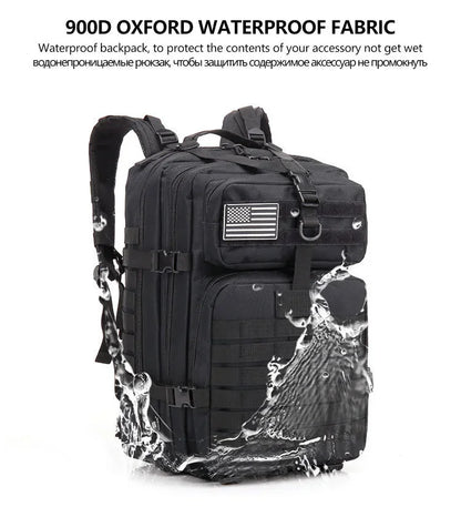 30/45L Man Tactical Backpacks HkingTraveling Bags Survival Outdoor 3P Assault Pack EDC Molle Pack For Trekking Hunting Bag