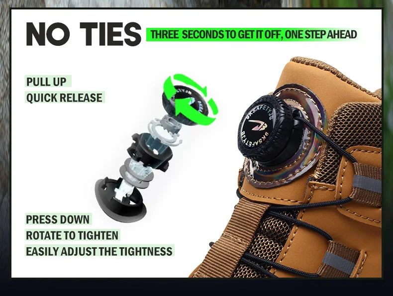 Botas de segurança masculinas à prova d'água, indestrutíveis, com biqueira de aço, anticorte, resistentes a perfurações, sapatos de segurança para motociclistas, Botas Para Hombre