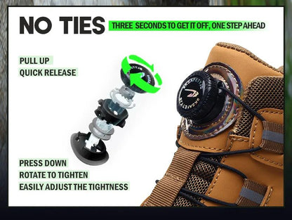 Botas de segurança masculinas à prova d'água, indestrutíveis, com biqueira de aço, anticorte, resistentes a perfurações, sapatos de segurança para motociclistas, Botas Para Hombre