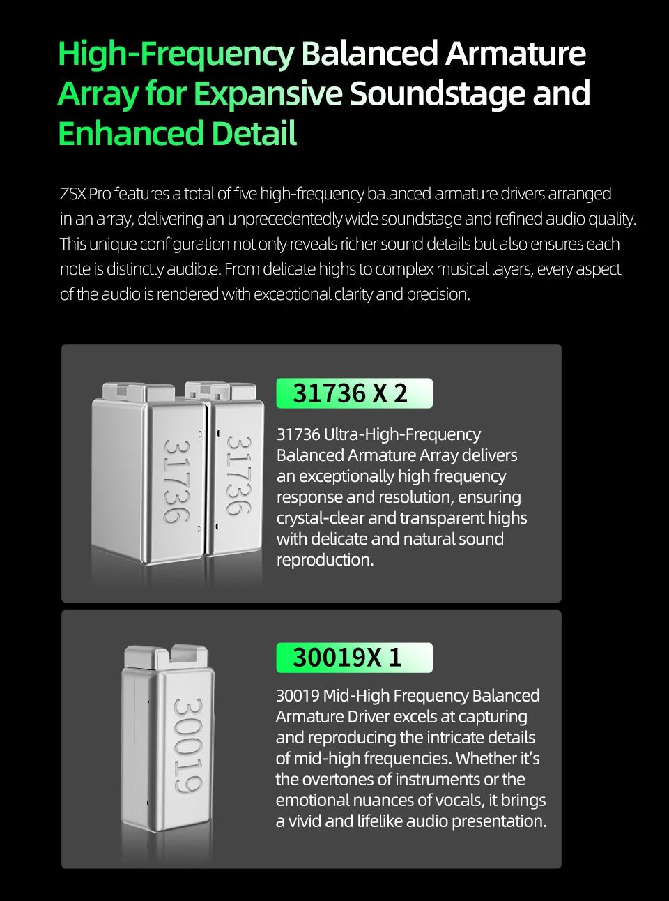 KZ ZSX Pro 5BA+1DD 12mm Drive Hybrid Drive Unit Earphones HIFI Music Earbuds Sport Game Headsets 2PIN Replaceable Cable ZSXPRO