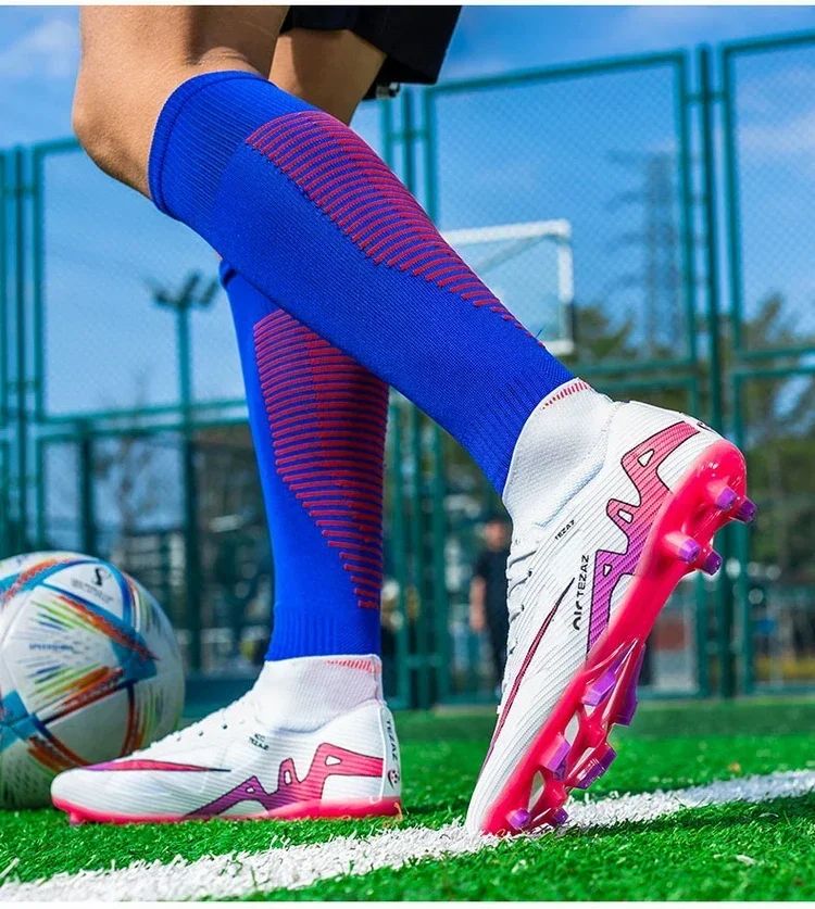 Men Football Shoes TF/FG Society Cleats Indoor Soccer Shoes Professional Football Field Boots Fast Unisex Sneaker Top Quality