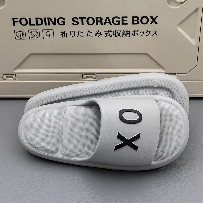 New Men slippers Non-Slip Slide Sandals Thick Soft Platform House Shoes Men Indoor Outdoor Shower Bathroom Slipper Casual Shoes