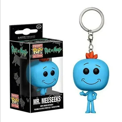 Funko Pop Novo Rick E Morty Noob Noob TINKLES MR. POOPY Chaveiros Boneco de Vinil Krombopulos Pickle Rick Chaveiro Pocket Pop Brinquedo