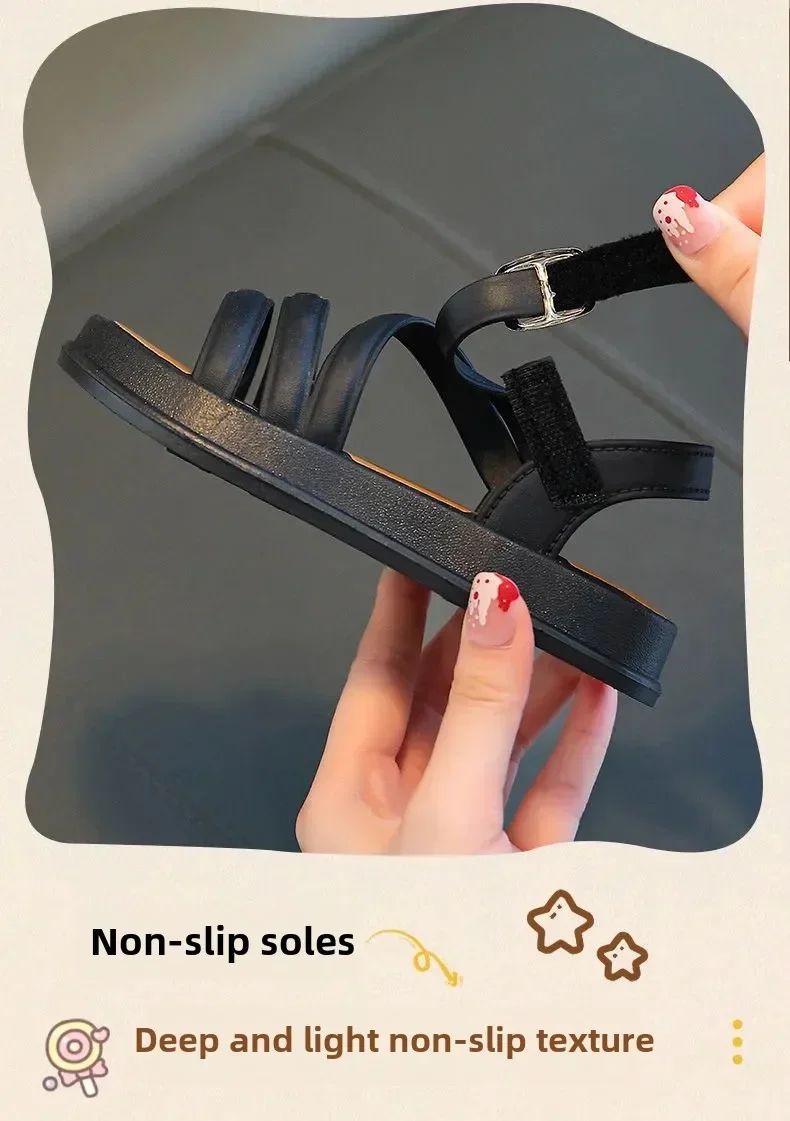 Baby Girls Sandals Summer Casual Children Sandals Girls Flat Shoes Fashion Casual Non Slip Kids Beach Shoes sandalias de mujer