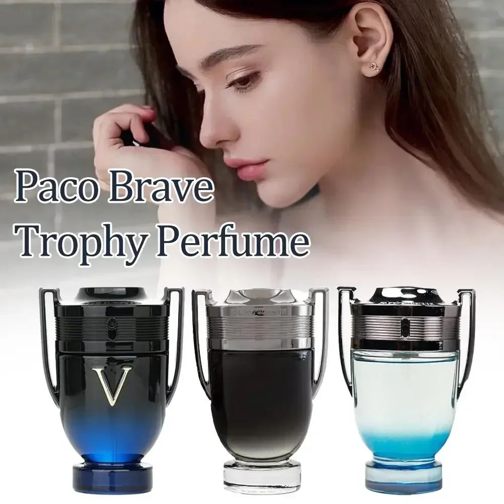 Hot Sales 100ml Warrior Trophy Perfume Men's Perfume Woody Aquatic Notes Fresh Ocean Fragrance Parfum Long Lasting Gift For Men