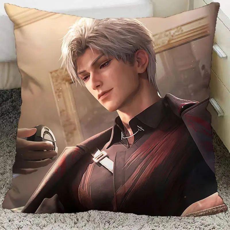 Game Love and Deepspace Sylus Pillow and Pillowcase Double Sided Pattern Throw Pillows 40x40cm