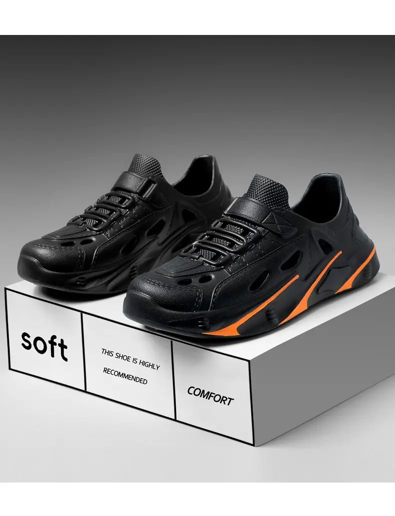 Summer Men's Outdoor Sandals Slippers Beach Comfortable Thick Soft Clogs Men Women Beach Sandals Male Casual Water Garden Shoes