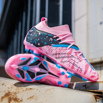 New Men TF/FG Soccer Shoes Society Original Grass Training Professional Cleats Football Boot Low Cut Top Quality Sneakers Casual