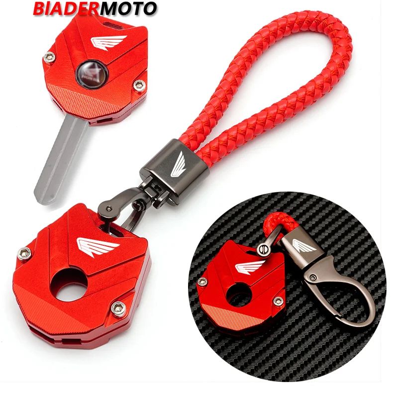 Acessórios para Motocicletas Modificado CNC Chaveiro Capa Carcaça Para Honda CBR500R CB650F CB650R CBR650R CB500X CB500F CB CBR 650R 500X
