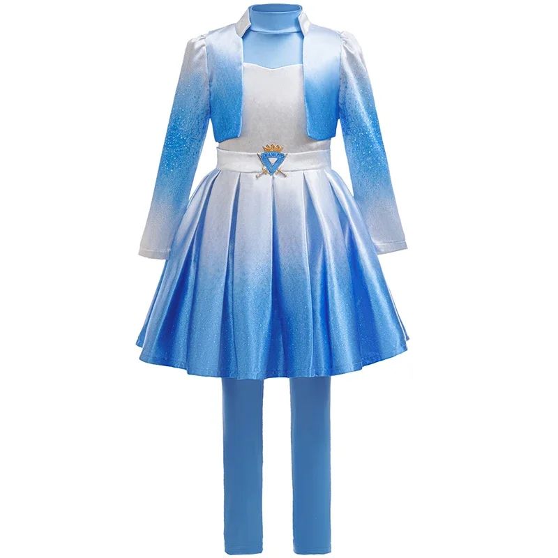Movie Descendants Rise Red Chloe Cosplay Fantasy Clothing Women Costume Disguise Halloween Female Party Outfits