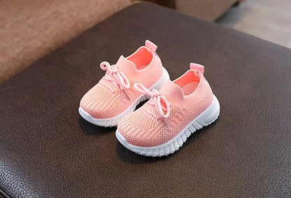 Children Sneakers Spring and Fall Casual Shoes Mesh Breathable Soft Bottom Kids Boys Girls Students Sport Running Tennis Shoes