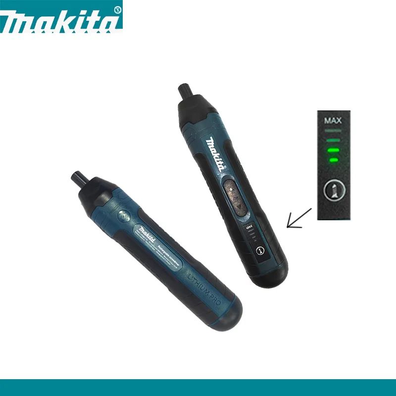 Parafusadeira Elétrica Sem Fio Makita - Furadeira Elétrica Recarregável de 1300 mAh Ferramenta de Desmontagem Multifuncional
