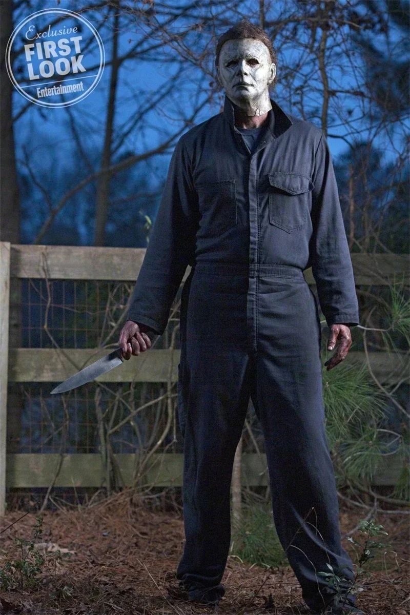 Michael Myers Cosplay Jumpsuits Man Bleach Halloween Costume Outfits Bodysuit Mask Knife Halloween Carnival Suit Clothing