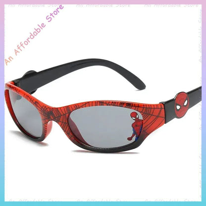 Spiderman Sunglasses Plastic Toys Children'S Marvel Avengers Figure Spider-Man Cartoon Fashion Sunglasses Kids Cute Goggle Gifts