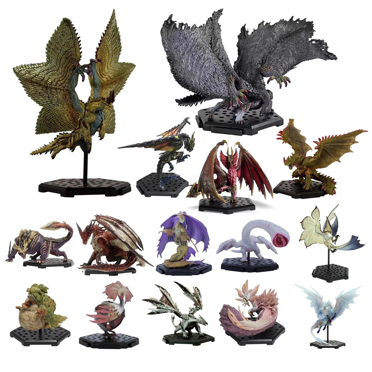 Monster Hunter World Iceborne Boneco de PVC Modelos de Dragão Quente Boneco de Ação Decoração Brinquedo Modelo