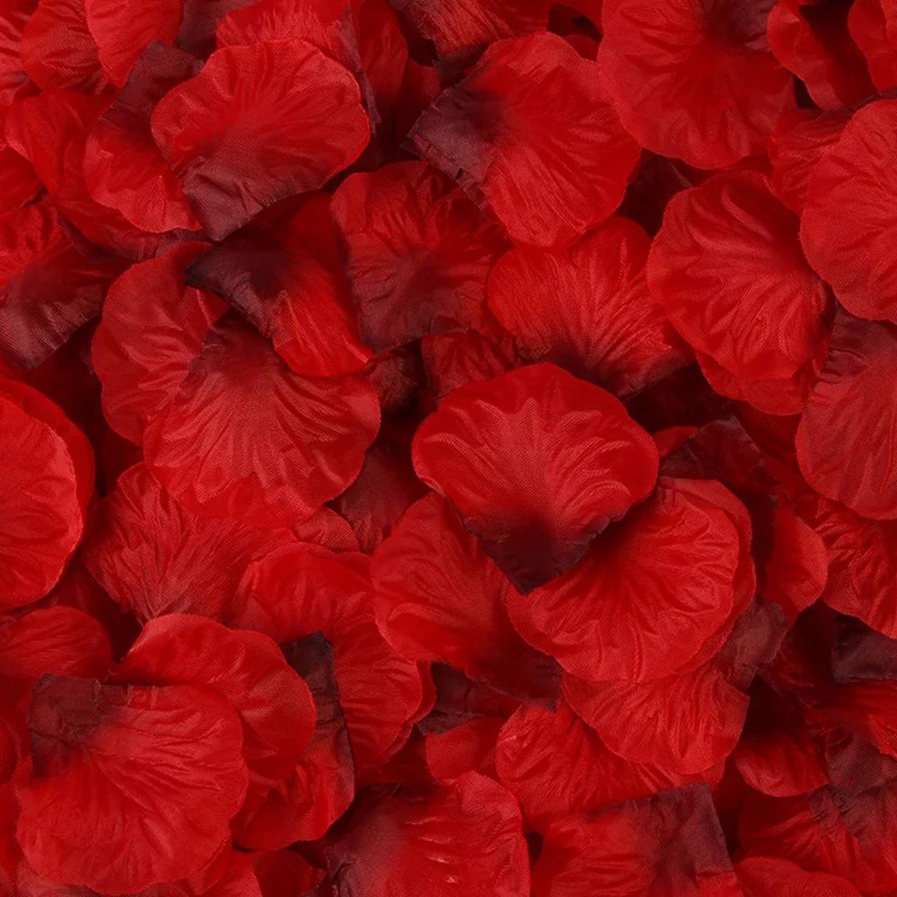 100-10000Pcs Top Colorful Artificial Fake Rose Petals Red White Gold Roses Petal Flowers Romantic Wedding Party Valentine Decor
