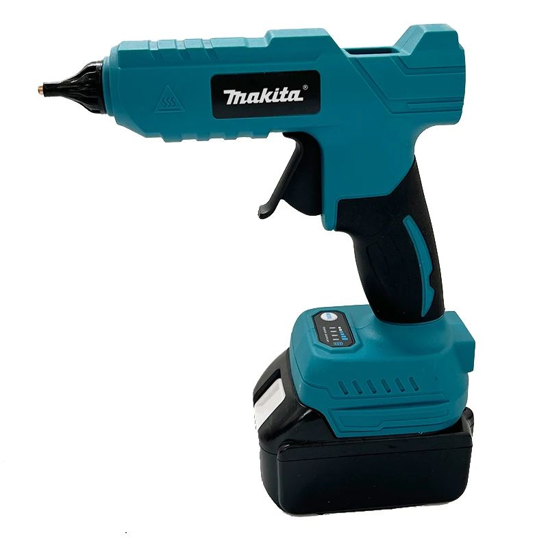 Pistola de Cola Quente Elétrica Portátil Sem Fio Makita Ferramenta DIY de Reparo Soldagem a Quente Bico Anti-queimadura para Bateria 18V