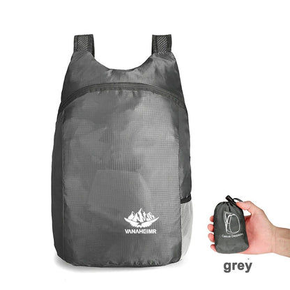 Mochila Dobrável Leve 15L Ultraleve para Homens e Mulheres - Mochila de Viagem, Esportes e Caminhada