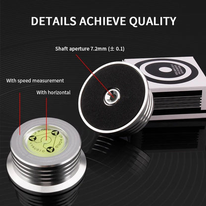 YYAUDIO 50Hz Liga LP Vinil Toca-Discos Estabilizador Nível Braçadeira de Peso de Alumínio de Alta Qualidade para Toca-Discos