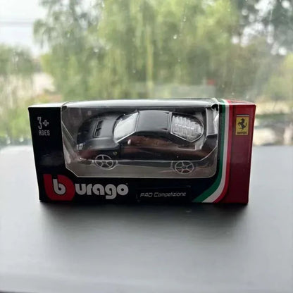 Burago 1:64 Ferrari Series SF90 488P Roma F430 F12 Liga de Carro Modelo Brinquedos Infantis Coleção de Presentes de Férias Modelo de Carro Atacado