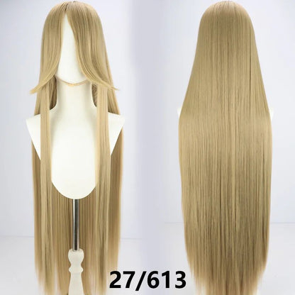 Perucas sintéticas de cabelo rosa com volume de ar, seda de cabelo macia de alta temperatura, cabelo a granel, peruca longa, cacheada, de ondas grandes, lisa, para Cosplay