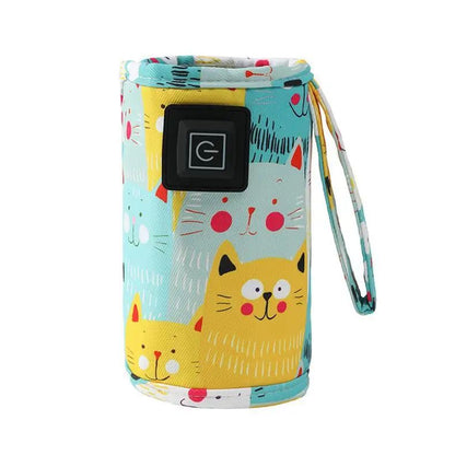 Bottle Warmer Multi Functional Bottle Heater Portable Adjustable USB Insulated Bag Baby Milk Food Warmer Tool Home Car Travel