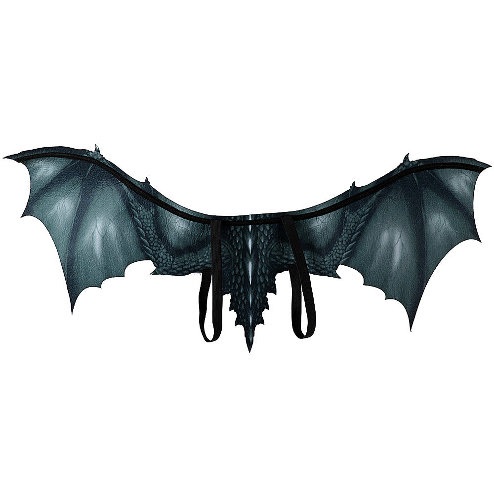 Adult  New Year Decoration Carnival Party Animal Costume cosplay Dinosaur dragon demon Face mask and wings