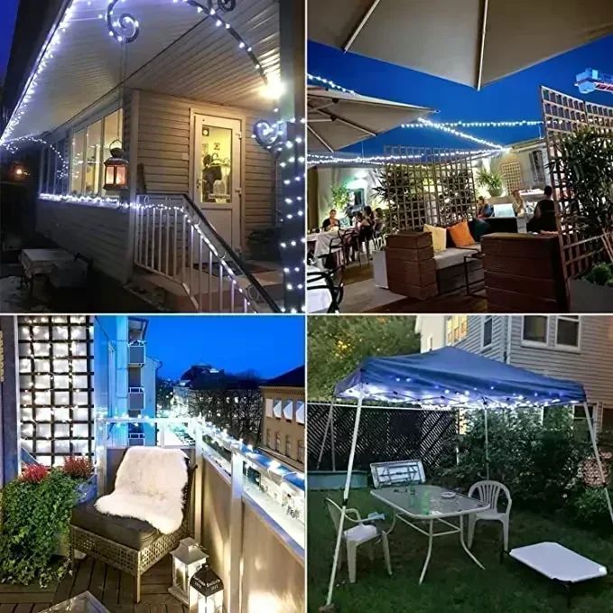 7M/12M/22/32M Solar Led Fairy Light Outdoor Festoon Led Waterproof Garland String Lights Christmas Party Garden Solar Lamp Decor