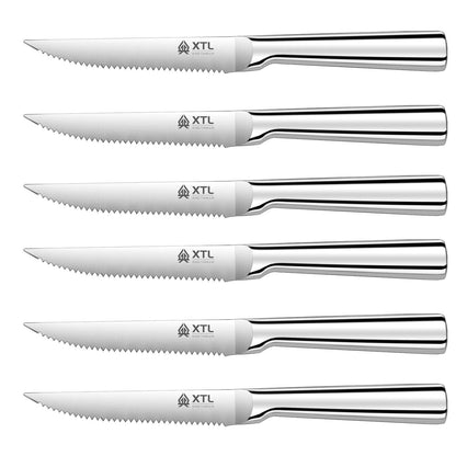 Conjunto de Facas para Carne 4/6/8 Peças Lâmina de Aço Inoxidável seiko Facas de Cozinha Afiadas Faca de Jantar Cortador de Carne Conjunto de Talheres